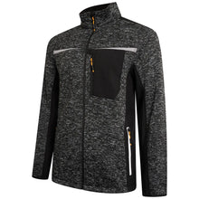 Load image into Gallery viewer, JCB Essington II Full Zip Grey Marl Knitted Jumper Fleece