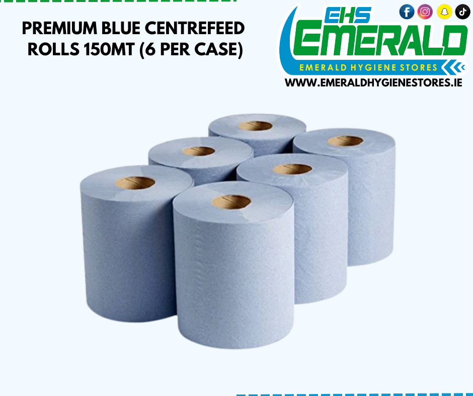 Blue Centrefeed Roll Premium (6 PACK)