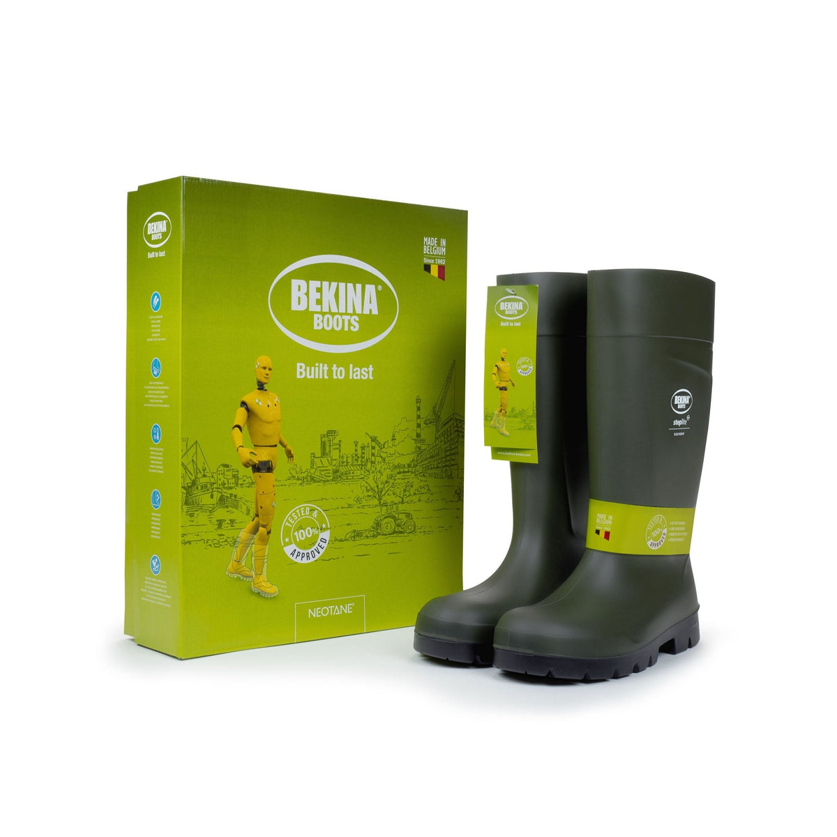 BEKINA Steplite EasyGrip Lightweight Wellingtons