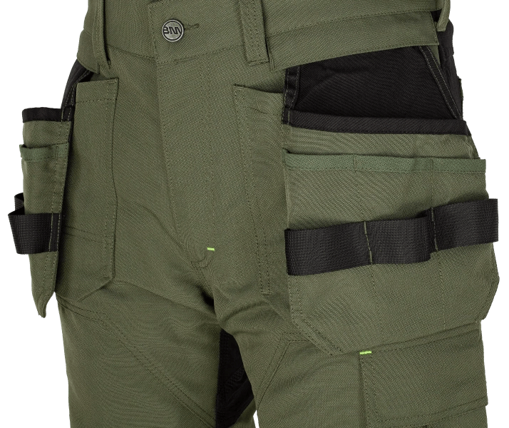 Bennon Erebos Stretch Work Trousers Green