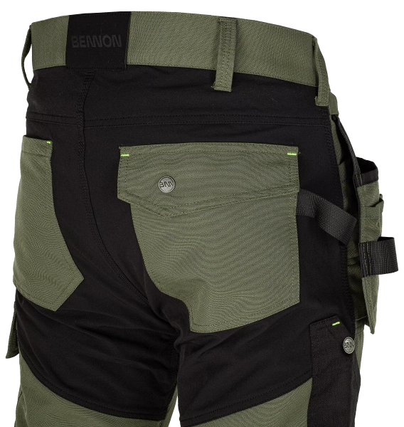 Bennon Erebos Stretch Work Trousers Green