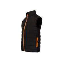 Load image into Gallery viewer, Kids Xpert Pro Junior Rip-Stop Panelled Bodywarmer Black - Emerald Hygiene Stores