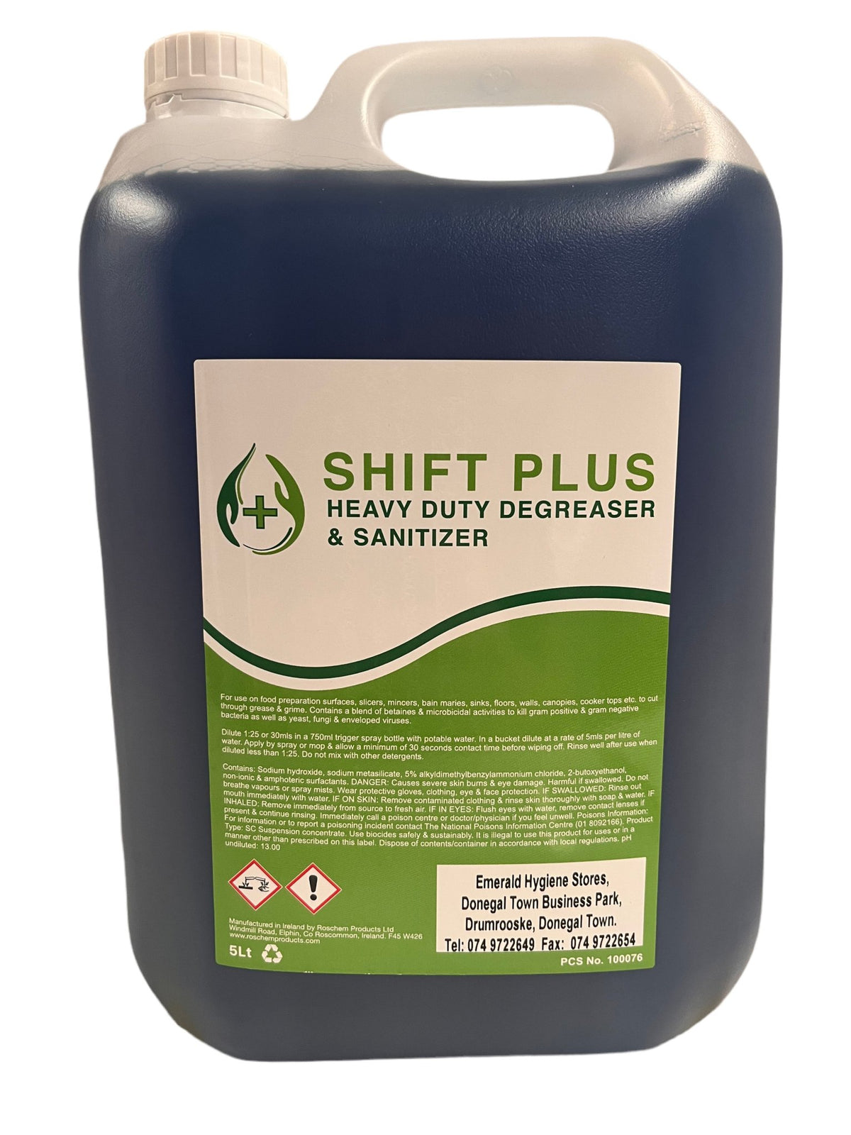 Shift Plus Degreaser & Sanitizer - Emerald Hygiene Stores