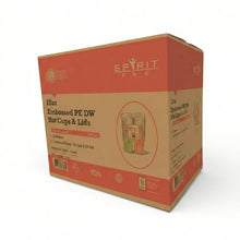 Load image into Gallery viewer, 12oz Embossed PE DW Hot Cups &amp; Lids Combi Pack
