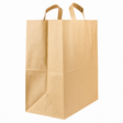 Large kraft carrier bag with handles, 260 × 140 × 290mm
