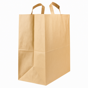 Large kraft carrier bag with handles, 260 × 140 × 290mm
