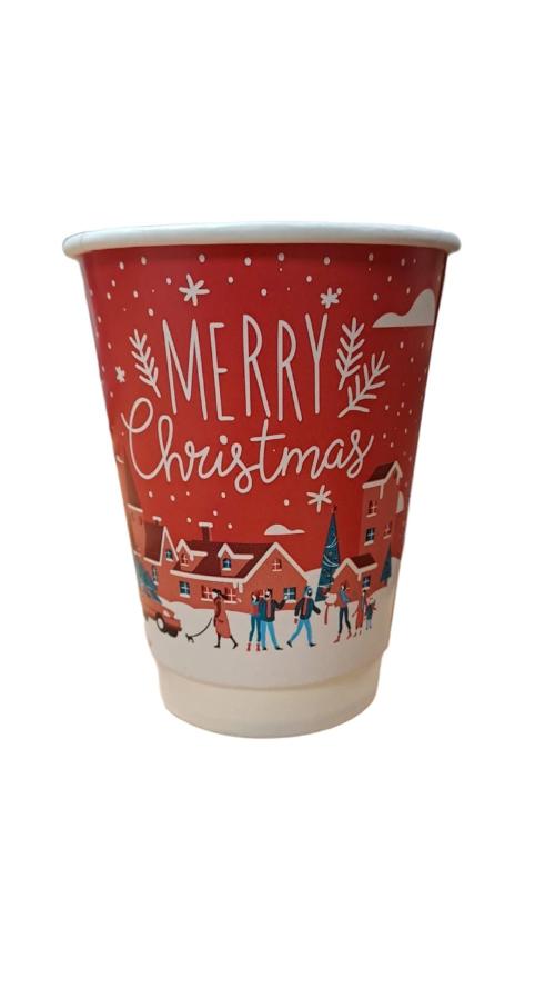 12oz Christmas Cups (500 Per Case)