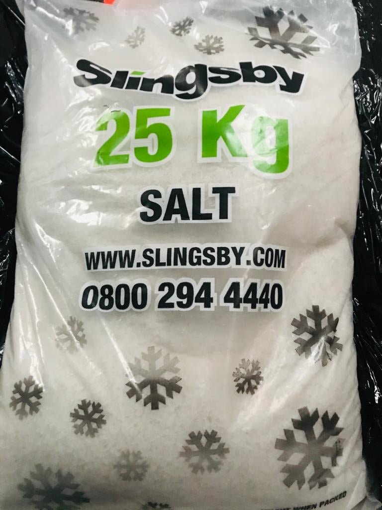 25KG Bag White De-Icing Rock Salt - Emerald Hygiene Stores