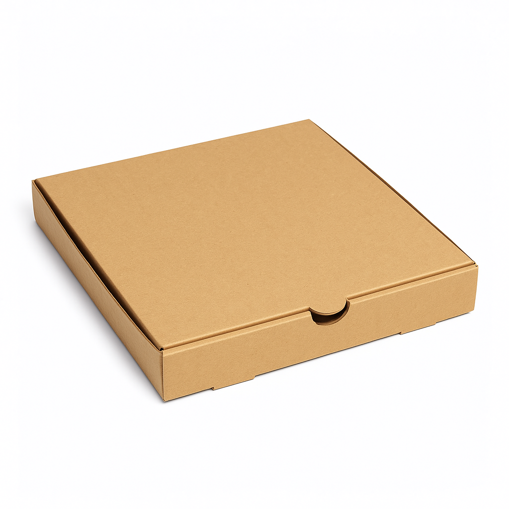 9-inch kraft corrugated pizza box
