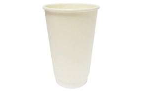 8oz Premium Smooth Coffee Cup (White) - Emerald Hygiene Stores