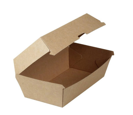 #9 Kraft Corrugated Lunch Box HP2 - Emerald Hygiene Stores