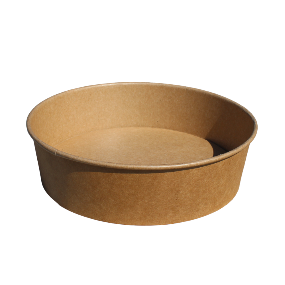 900ml Kraft Bowl PE (KB4) (6x50)