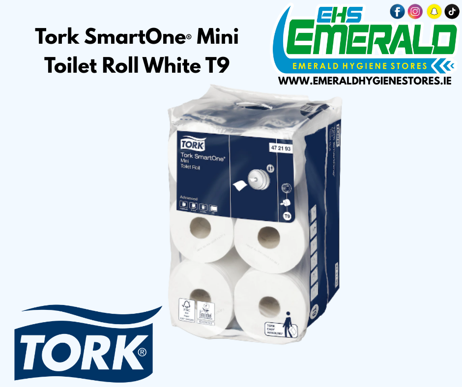 Tork SmartOne® Mini Toilet Roll White T9