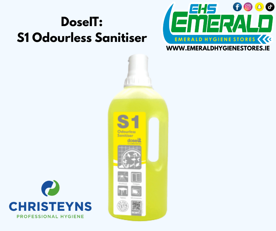 DoseIT S1 Odourless Sanitiser - 1 Litre