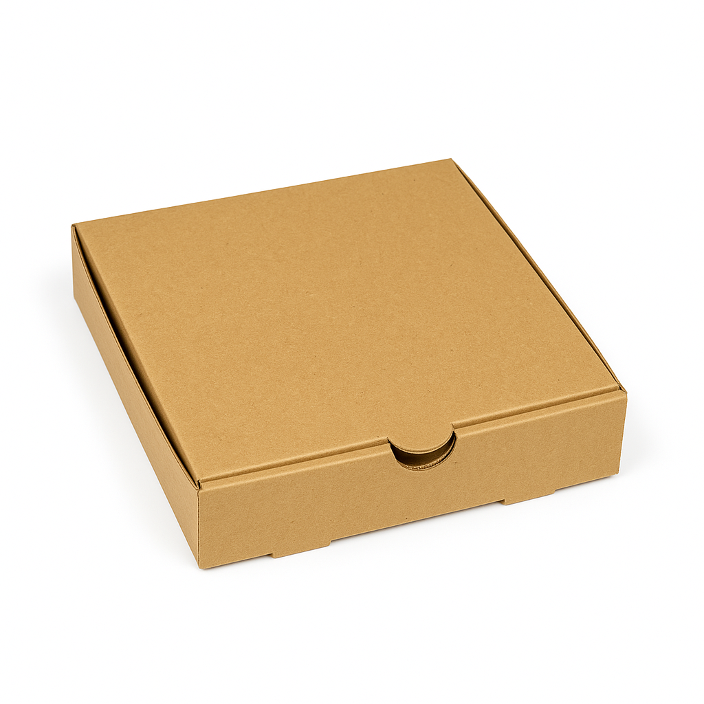 7-inch kraft corrugated pizza box
