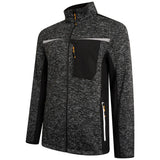 JCB Essington II Full Zip Grey Marl Knitted Jumper Fleece