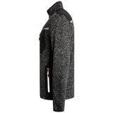 JCB Essington II Full Zip Grey Marl Knitted Jumper Fleece