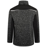 JCB Essington II Full Zip Grey Marl Knitted Jumper Fleece