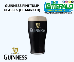 Guinness 20oz old style branded pint glass – 24 pack
