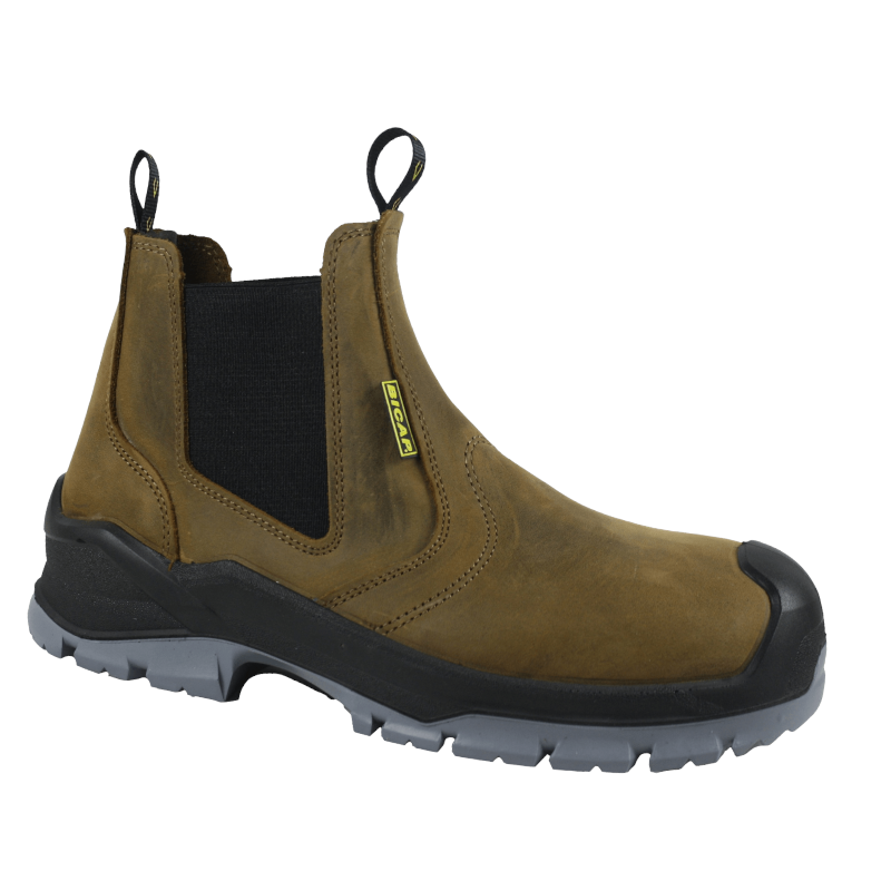 BICAP BROWN LEATHER DEALER BOOTS
