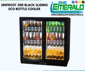 UNIFROST BC20SBE 2 DR SLIDING BOTTLE COOLER