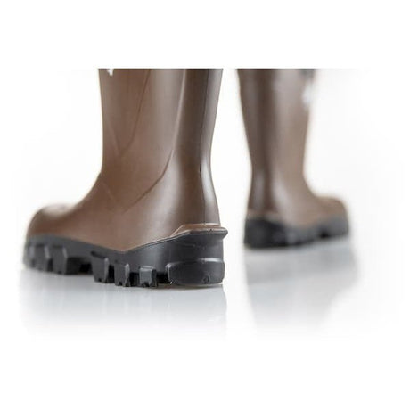 SolidGrip slip-resistant sole of Bekina RigliteX Fur S5 brown safety boot