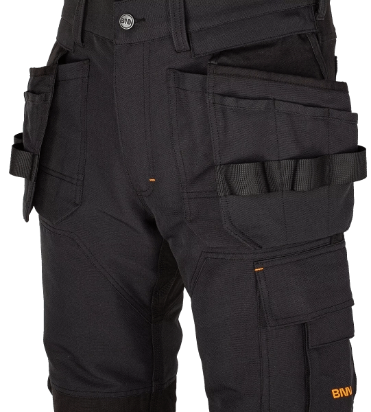 Bennon Erebos Stretch Work Trousers Black