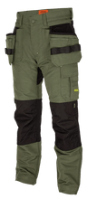 Load image into Gallery viewer, Bennon Erebos Stretch Work Trousers Green
