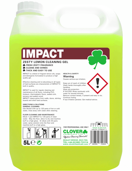 Impact High Impact Lemon Floor Gel - Emerald Hygiene Stores