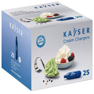 Kayser Cream Whipper Chargers 25 Bulbs Per Pack - Emerald Hygiene Stores