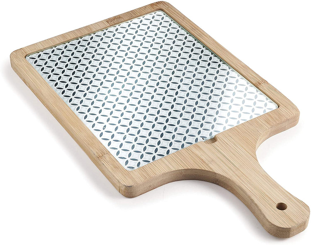 Lacor Glass and Bamboo Board Rectangular - Emerald Hygiene Stores