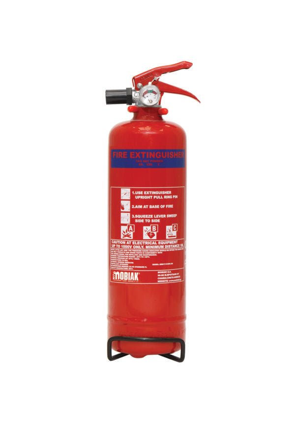 Mobiak Fire Extinguisher 1Kg Dry Powder - Emerald Hygiene Stores
