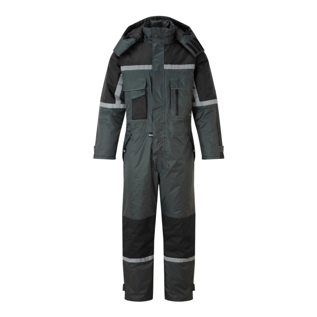 Orwell Waterproof Padded Coverall Green - Emerald Hygiene Stores