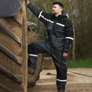 Orwell Waterproof Padded Coverall Green - Emerald Hygiene Stores