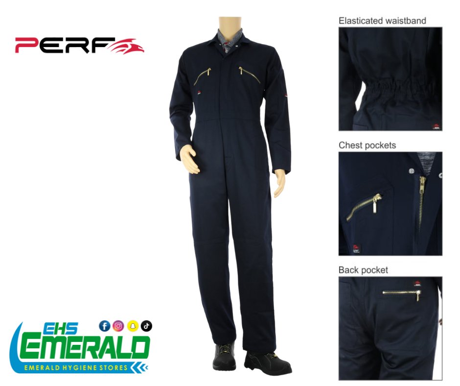 Perf Cleveland Zip Coverall - Emerald Hygiene Stores