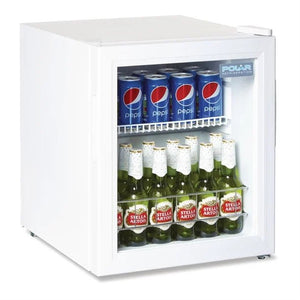 Polar C-Series Countertop Display Fridge 46Ltr White - Emerald Hygiene Stores