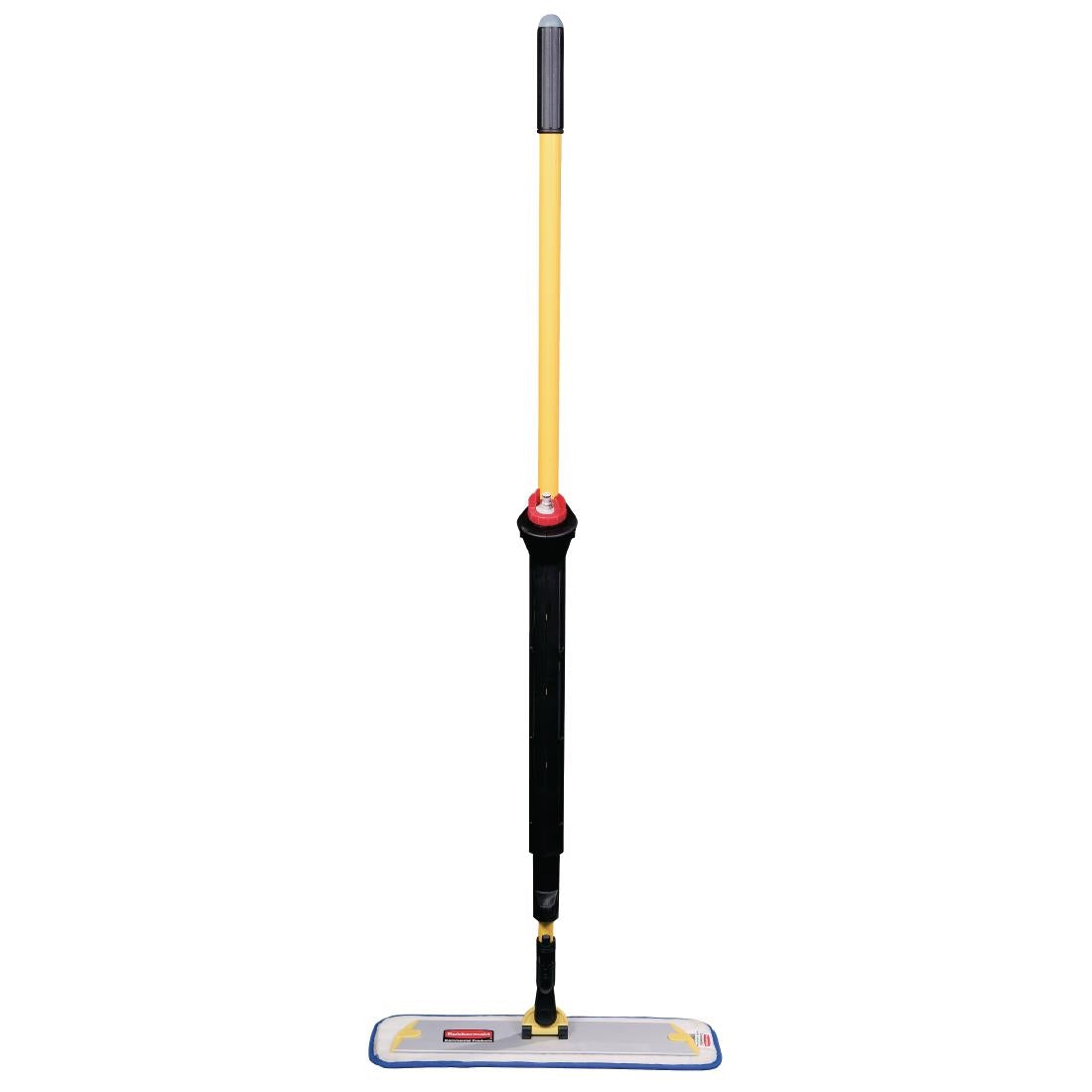 Rubbermaid HYGEN Pulse yellow microfibre spray mop kit with two pads