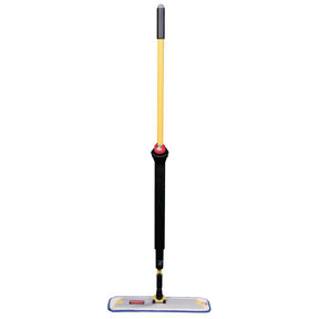 Rubbermaid HYGEN Pulse yellow microfibre spray mop kit with two pads