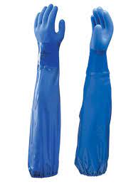 Showa 690 Gloves Extended Sleeve - Emerald Hygiene Stores