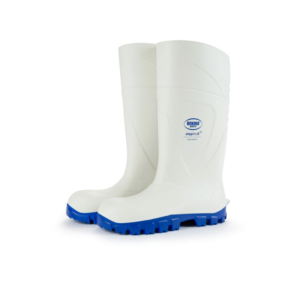 StepliteX SolidGrip, steel toe cap (S4), white - Emerald Hygiene Stores