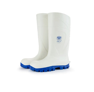 StepliteX SolidGrip, steel toe cap (S4), white - Emerald Hygiene Stores