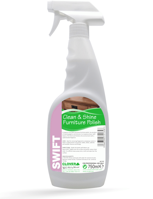 Swift Clean & Shine Furniture Polish - Emerald Hygiene Stores
