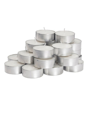Tealights 8 Hour White 50 Per Pack - Emerald Hygiene Stores