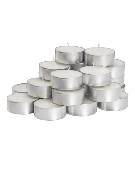 Tealights 8 Hour White 50 Per Pack - Emerald Hygiene Stores