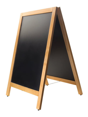 Wooden Pavement Blackboard - Emerald Hygiene Stores
