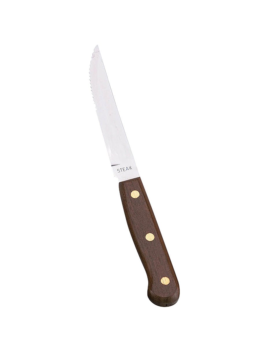 Wooden Steak Knive 12 Per Case - Emerald Hygiene Stores