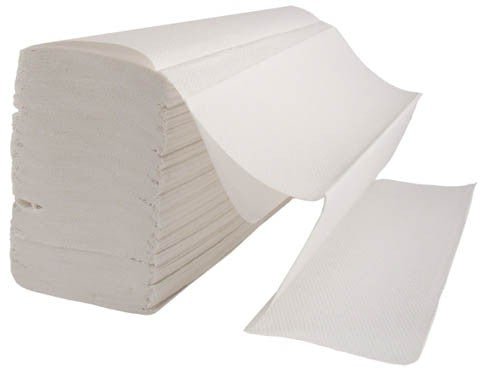 Z-FOLD HAND TOWEL 2PLY WHITE - Emerald Hygiene Stores